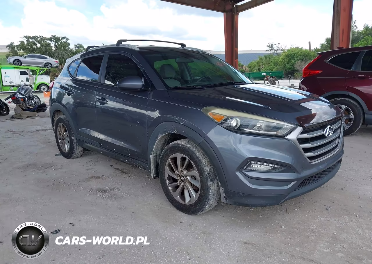 2016 Hyundai Tucson Se VIN:KM8J33A49GU236045 - 1