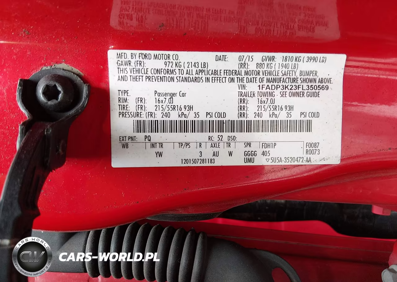 2015 Ford Focus Se VIN:1FADP3K23FL350569 - 9