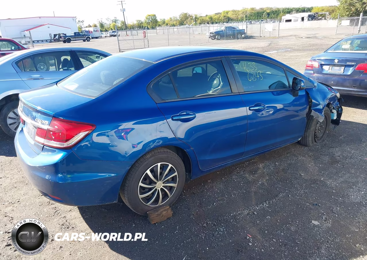 2013 Honda Civic Lx VIN:19XFB2F59DE219829 - 4