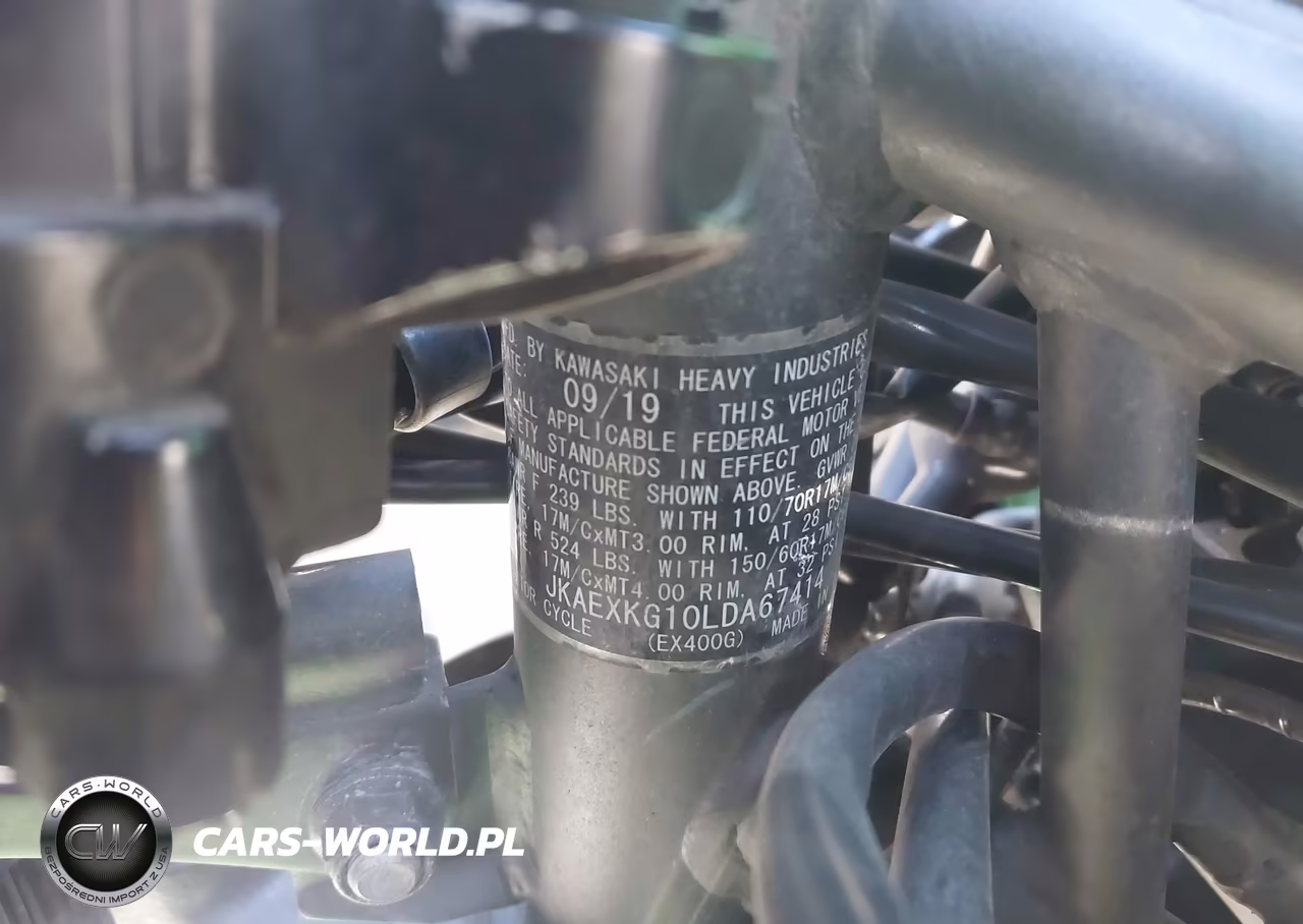 2020 Kawasaki Ex400 VIN:JKAEXKG10LDA67414 - 10