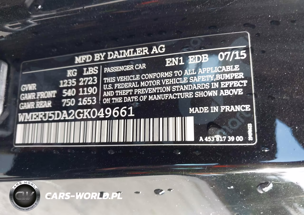 2016 Smart Fortwo Prime VIN:WMEFJ5DA2GK049661 - 9