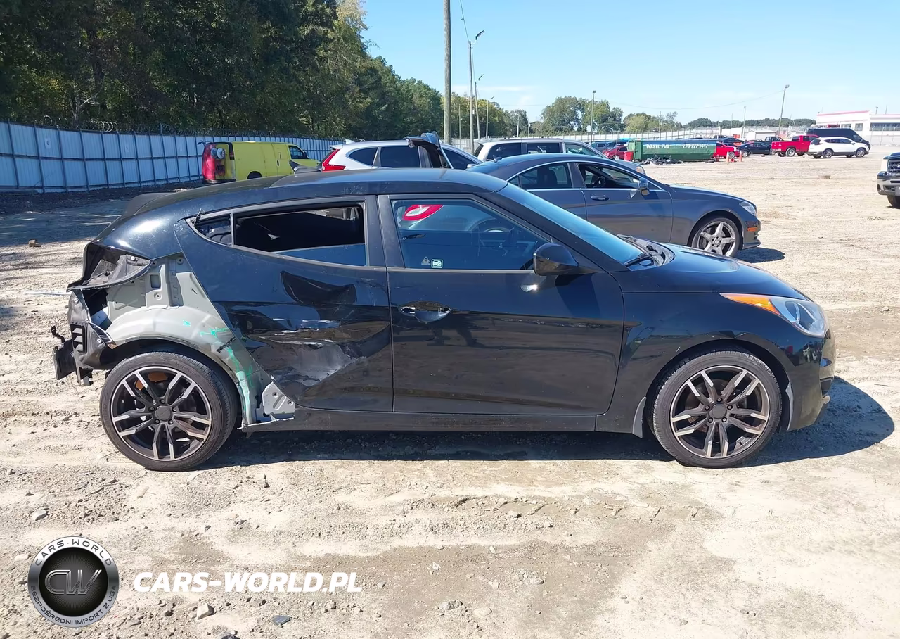 2013 Hyundai Veloster Base W-Black VIN:KMHTC6AD4DU171787 - 14