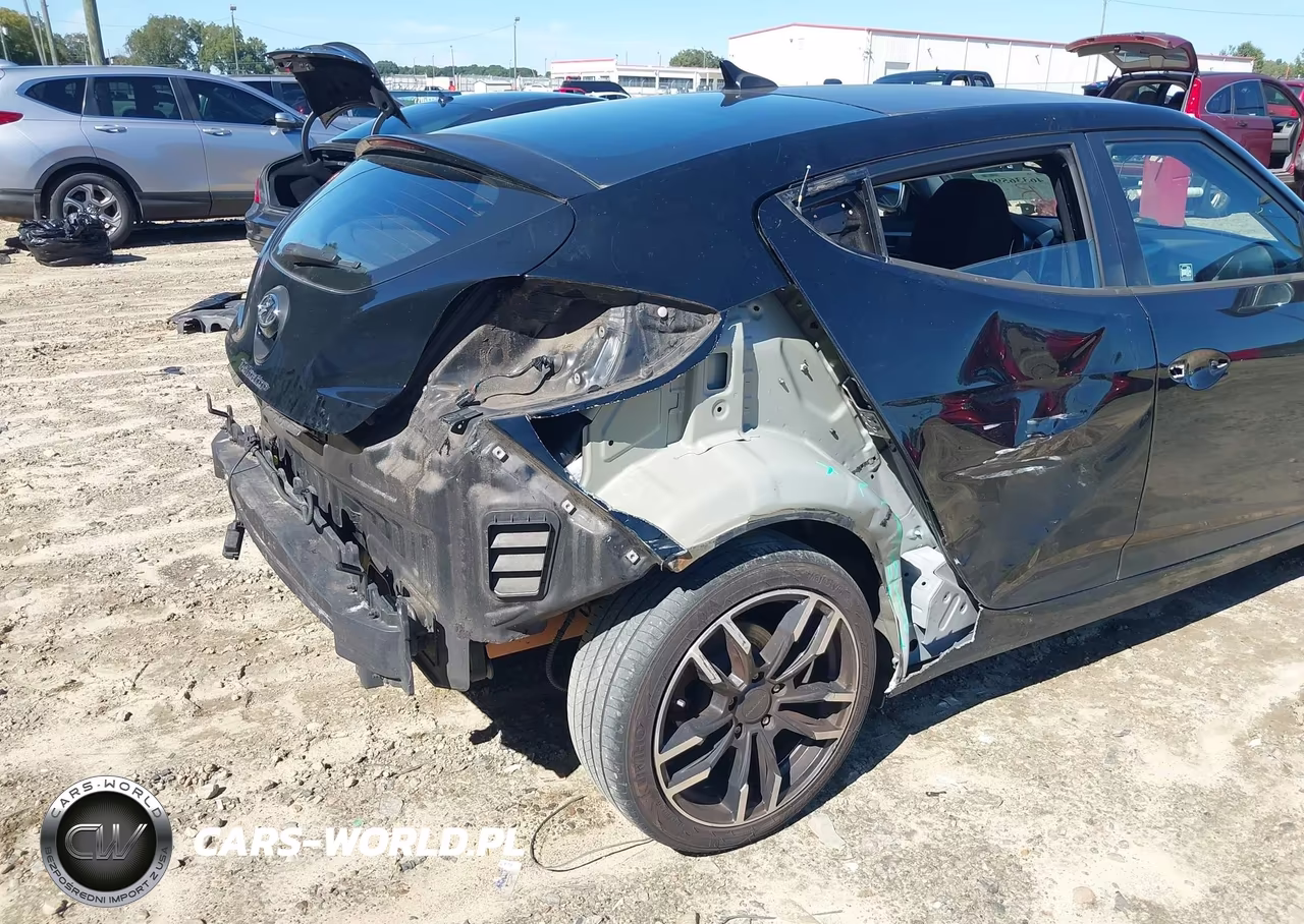 2013 Hyundai Veloster Base W-Black VIN:KMHTC6AD4DU171787 - 6
