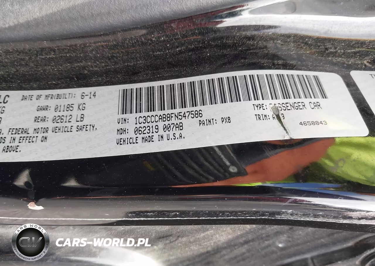 2015 Chrysler 200 Limited VIN:1C3CCCAB8FN547586 - 9