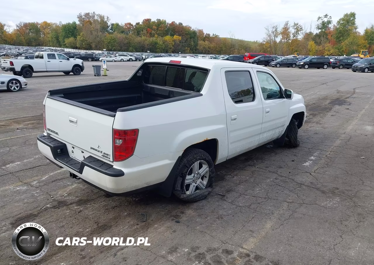 2010 Honda Ridgeline Rtl VIN:5FPYK1F58AB006161 - 4