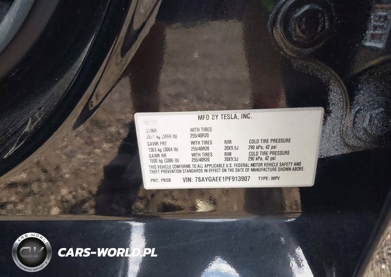 2023 Tesla Model Y Awd-Long Range Dual Motor All-Wheel Drive VIN:7SAYGAEE1PF913907 - 9