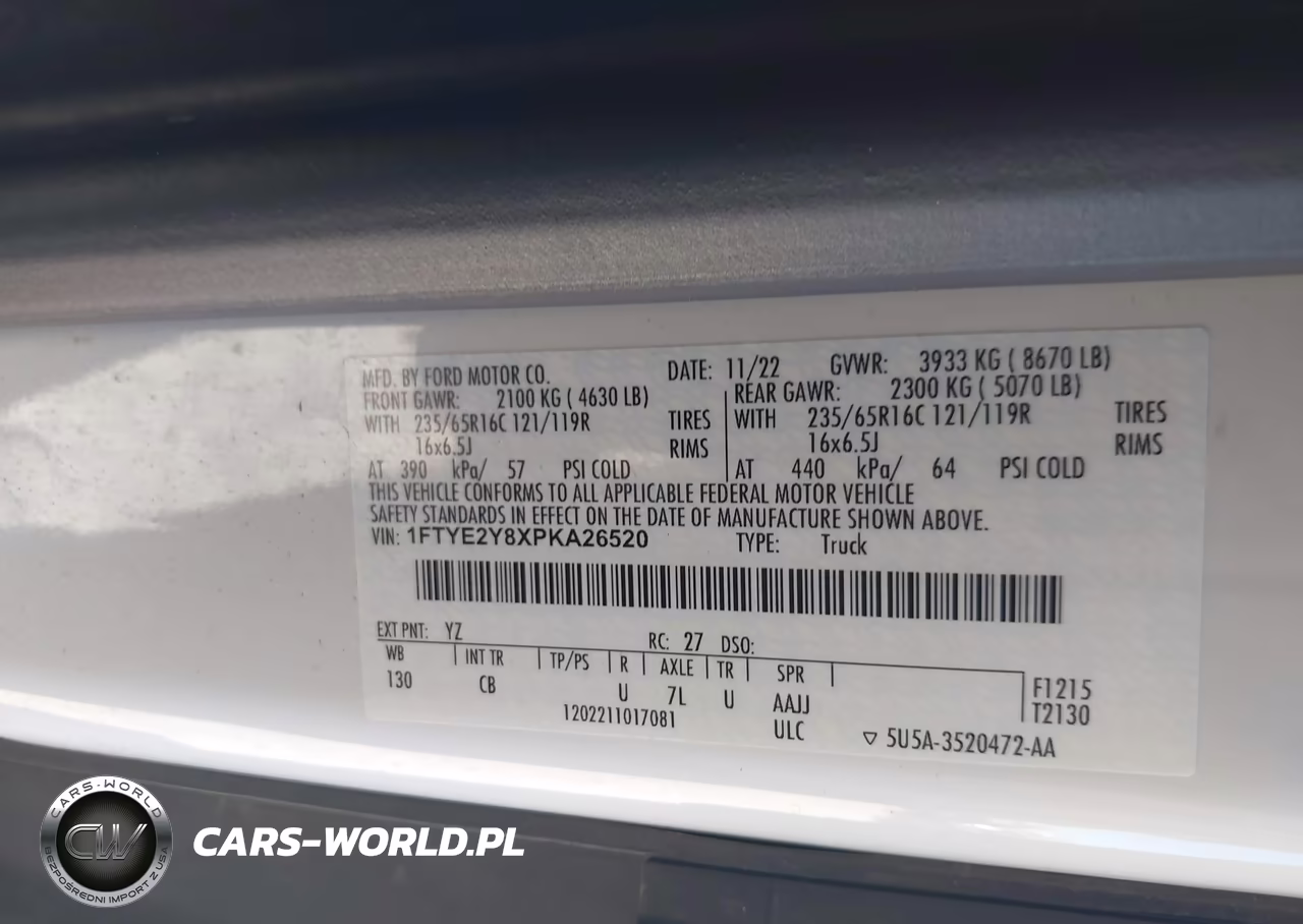 2023 Ford Transit-150 VIN:1FTYE2Y8XPKA26520 - 9