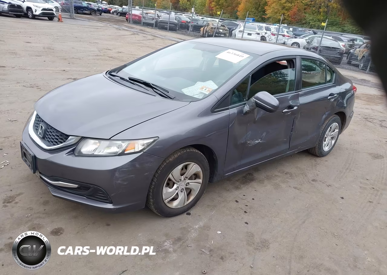 2015 Honda Civic Lx VIN:19XFB2F51FE265075 - 2