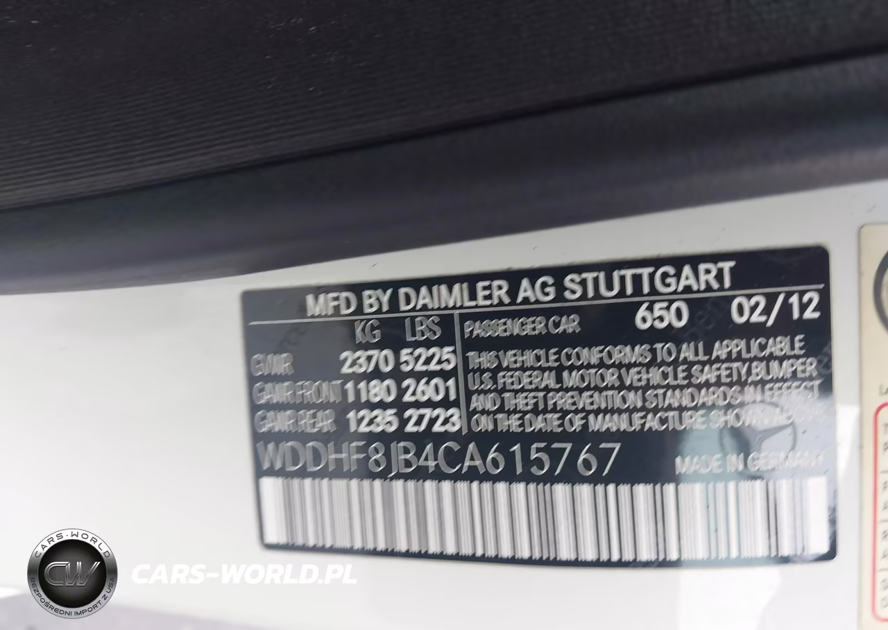 2012 Mercedes-Benz E 350 4Matic VIN:WDDHF8JB4CA615767 - 9