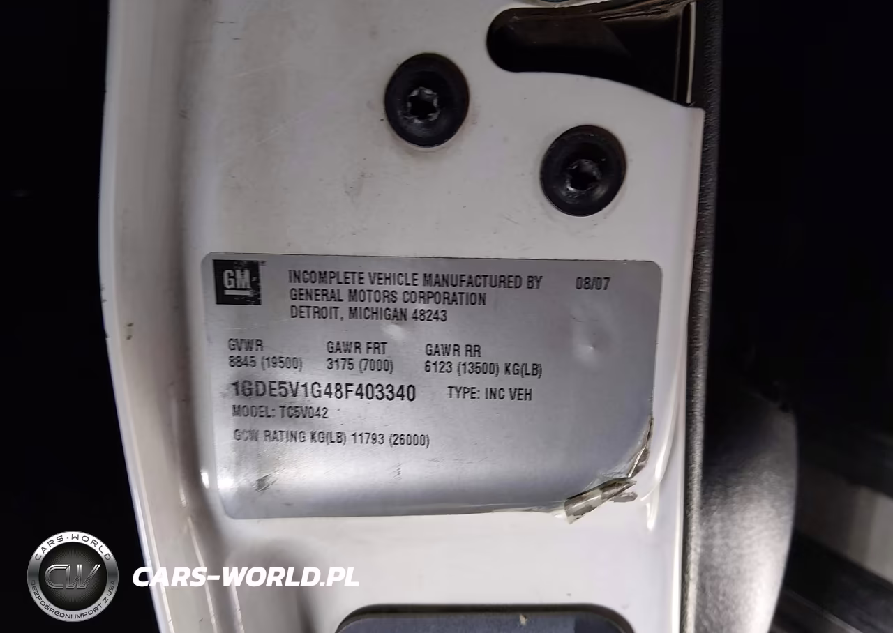 GMC TC5500 VIN:1GDE5V1G48F403340 - 8