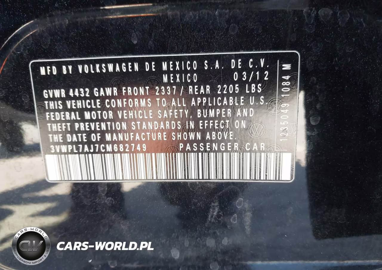2012 Volkswagen Jetta Sportwagen 2.0L Tdi VIN:3VWPL7AJ7CM682749 - 9