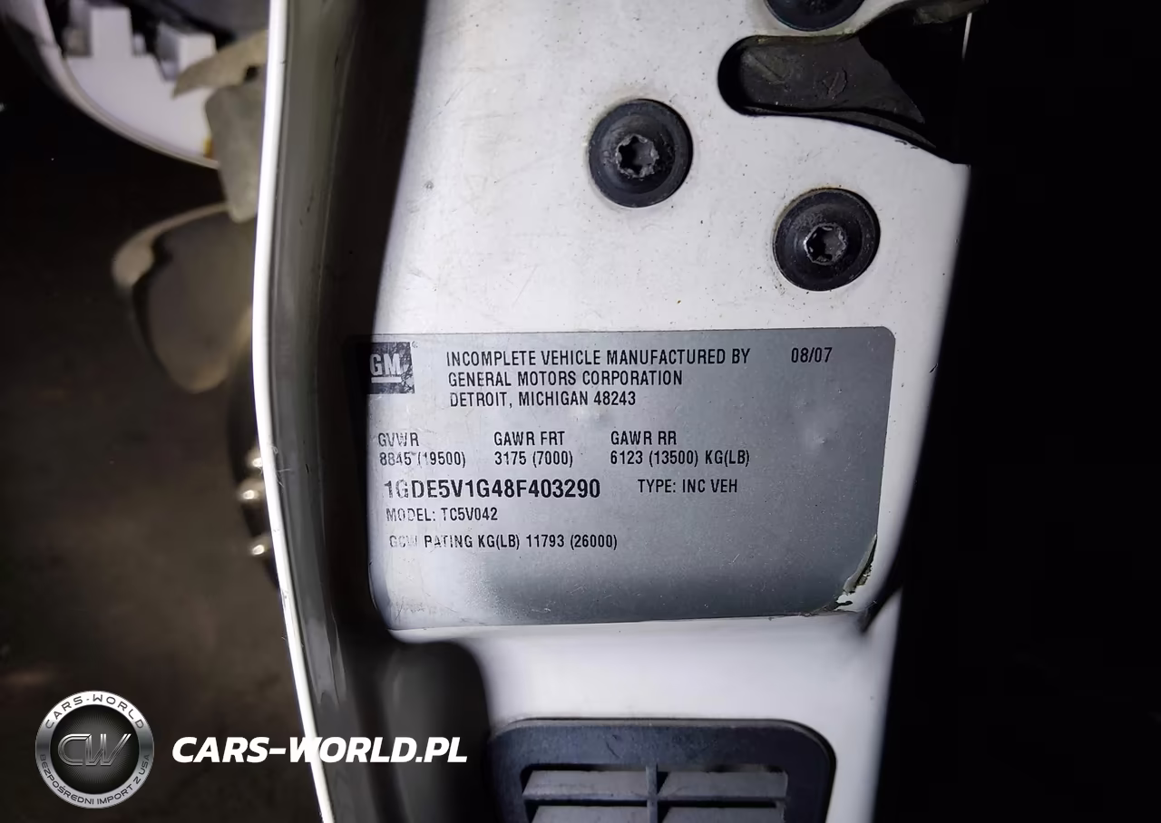 GMC TC5500 VIN:1GDE5V1G48F403290 - 8