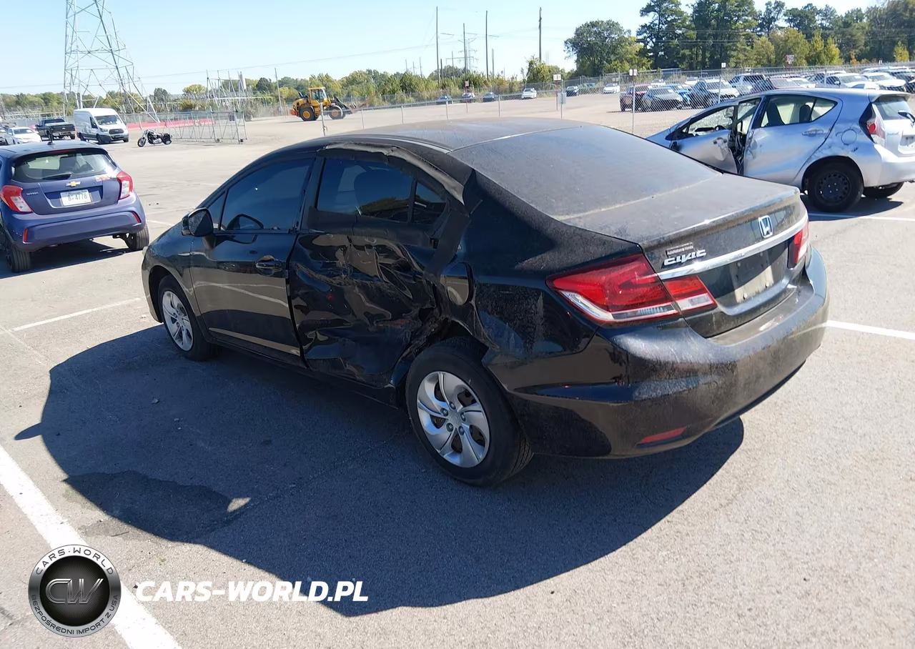 2013 Honda Civic Lx VIN:19XFB2F58DE059815 - 3