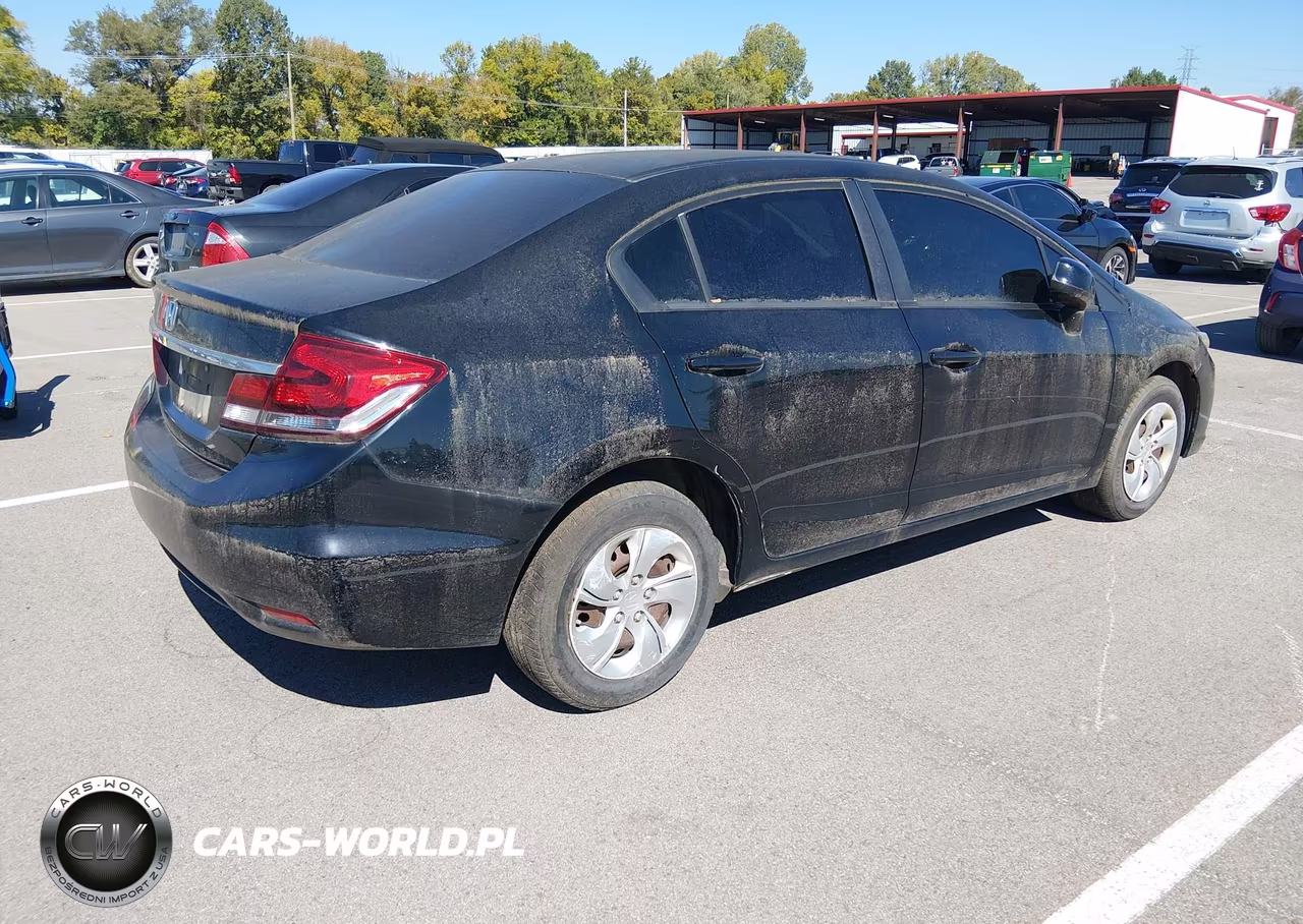 2013 Honda Civic Lx VIN:19XFB2F58DE059815 - 4