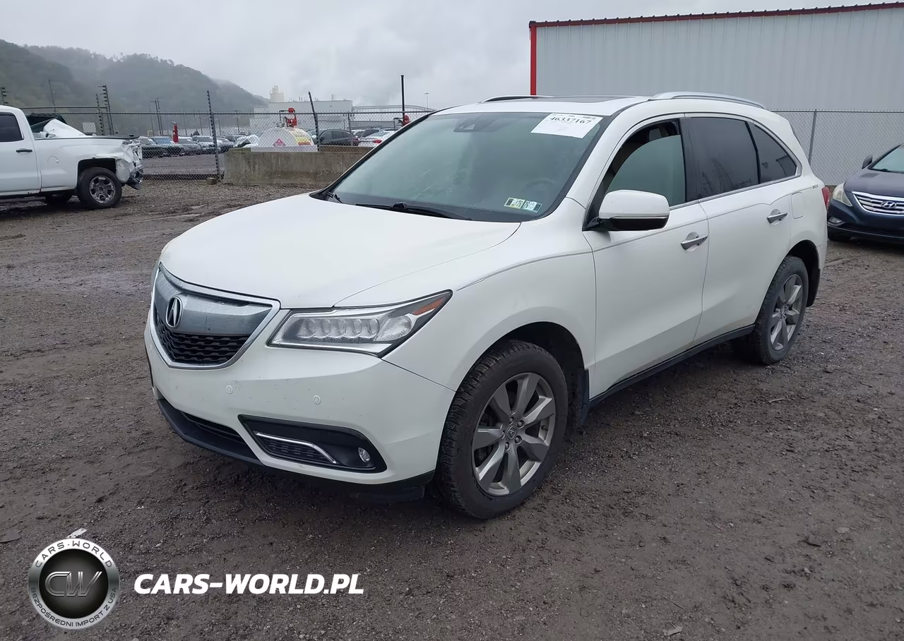 2016 Acura Mdx Advance Entertainment Packages-Advance Package VIN:5FRYD3H94GB001075 - 2