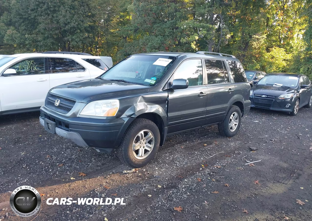 2004 Honda Pilot Ex-L VIN:2HKYF18584H540258 - 2