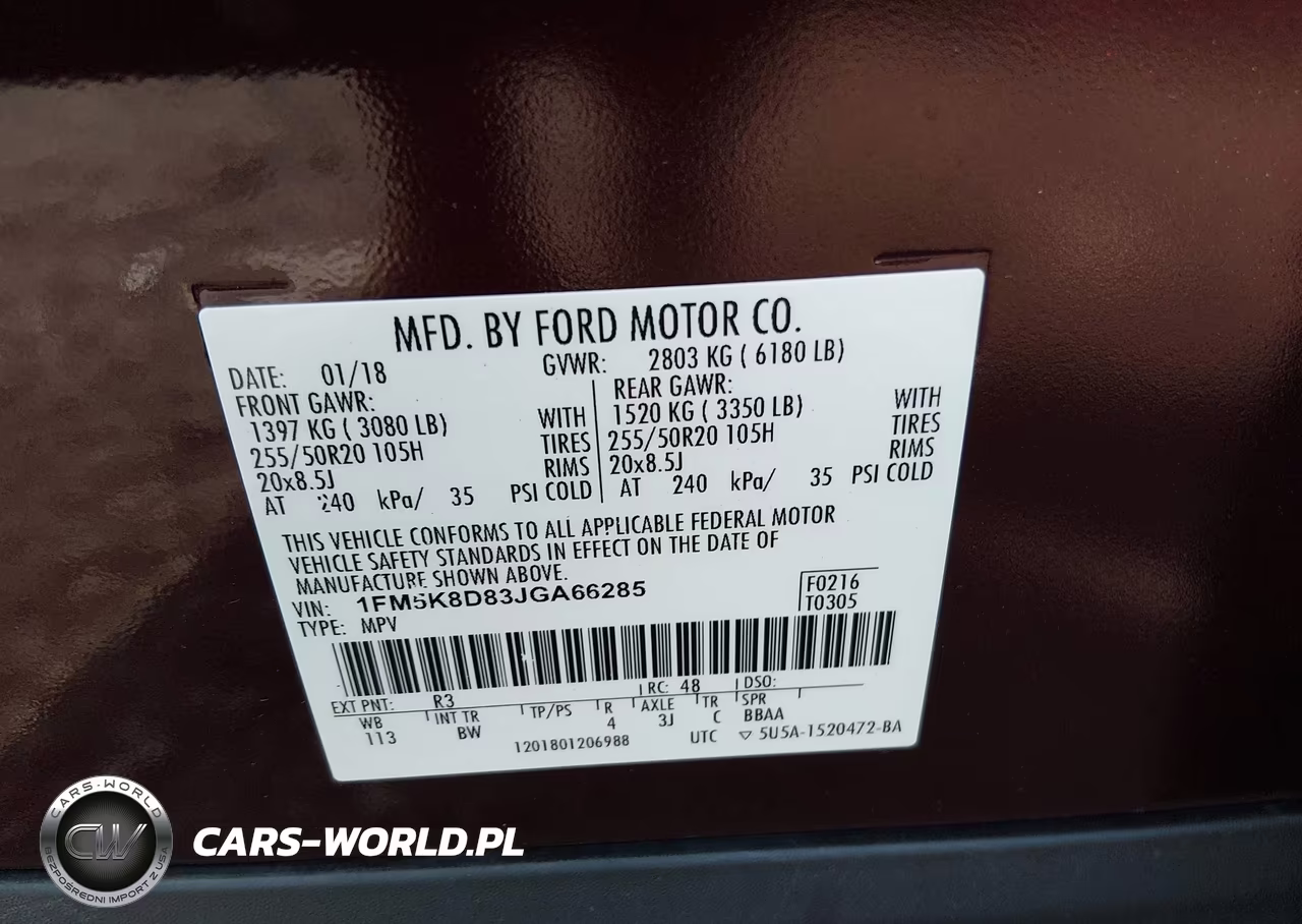 2018 Ford Explorer Xlt VIN:1FM5K8D83JGA66285 - 9