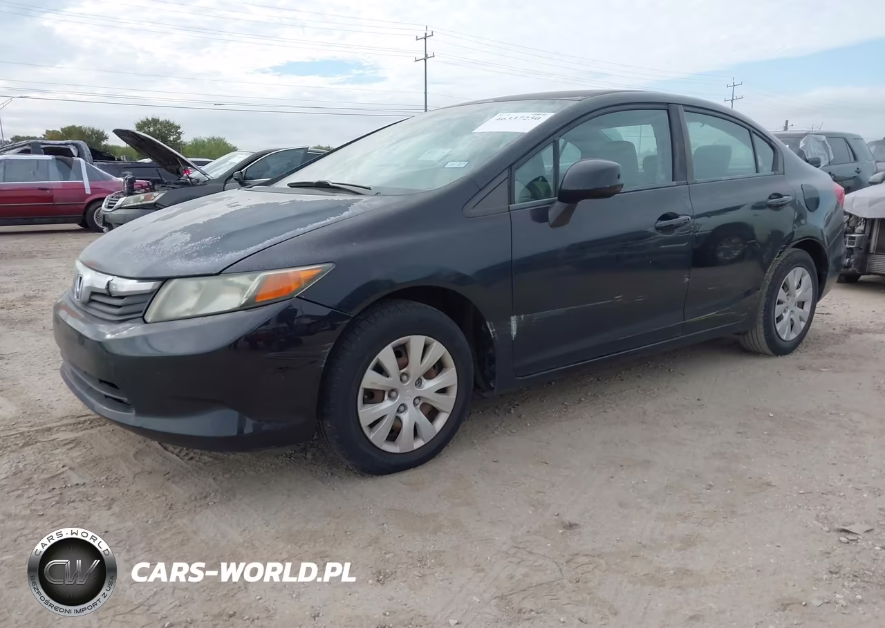 2012 Honda Civic Lx VIN:2HGFB2F50CH590091 - 2