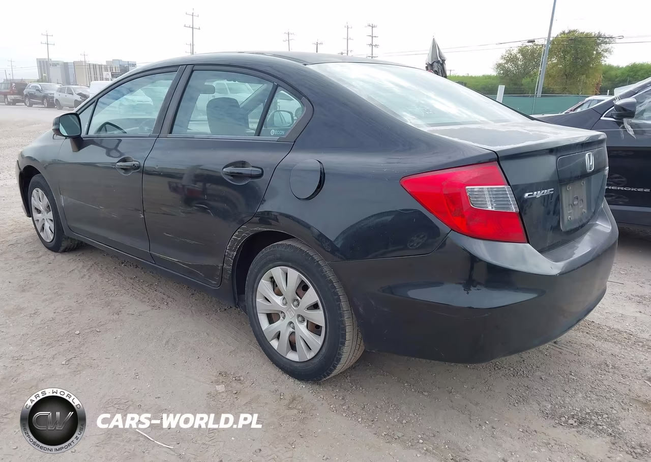 2012 Honda Civic Lx VIN:2HGFB2F50CH590091 - 3