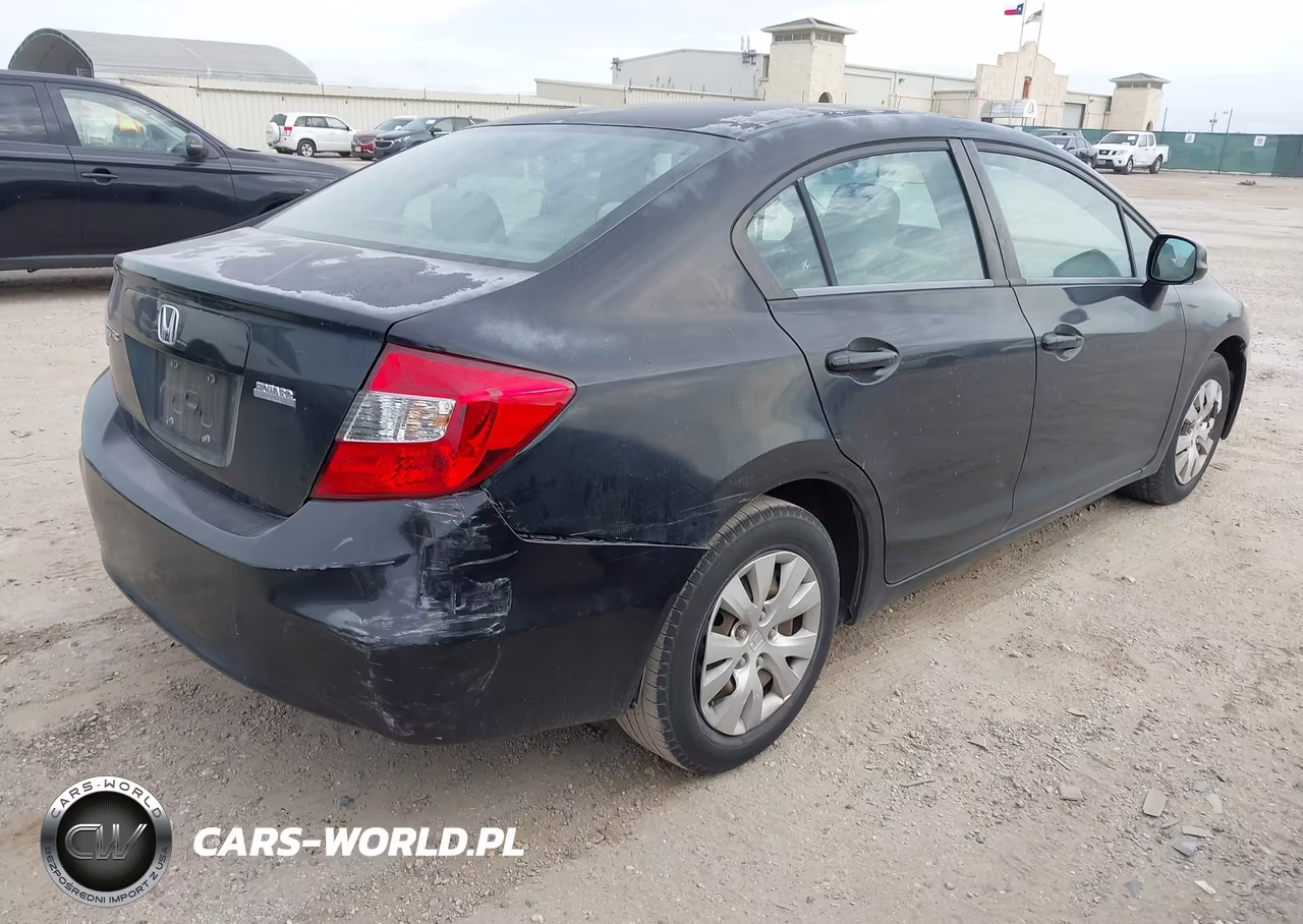 2012 Honda Civic Lx VIN:2HGFB2F50CH590091 - 4