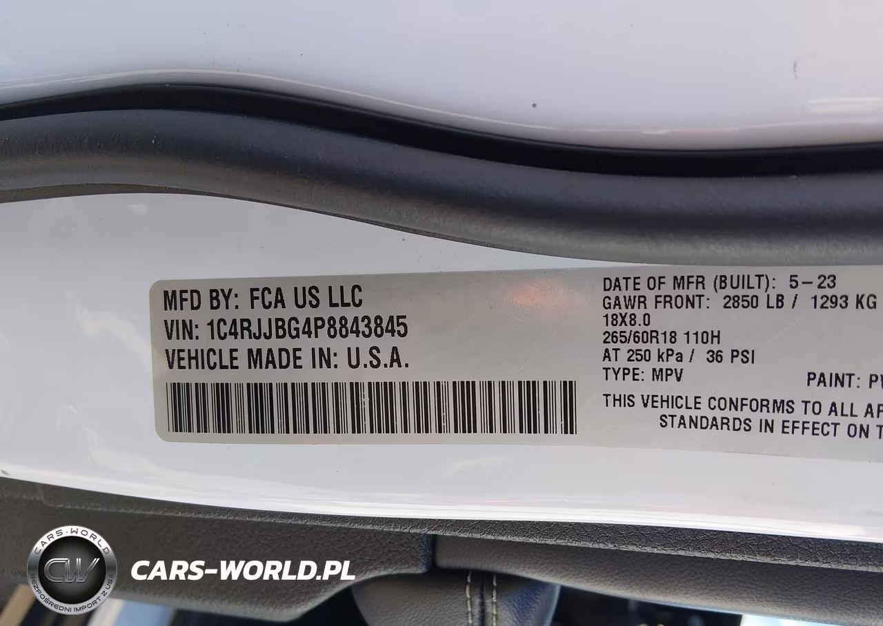 2023 Jeep Grand Cherokee L Limited VIN:1C4RJJBG4P8843845 - 9