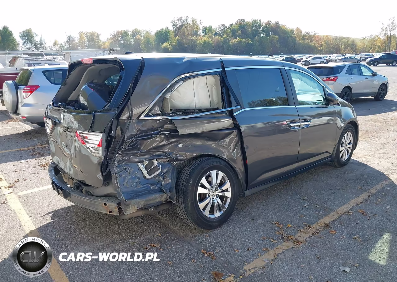 2015 Honda Odyssey Ex-L VIN:5FNRL5H62FB026372 - 4