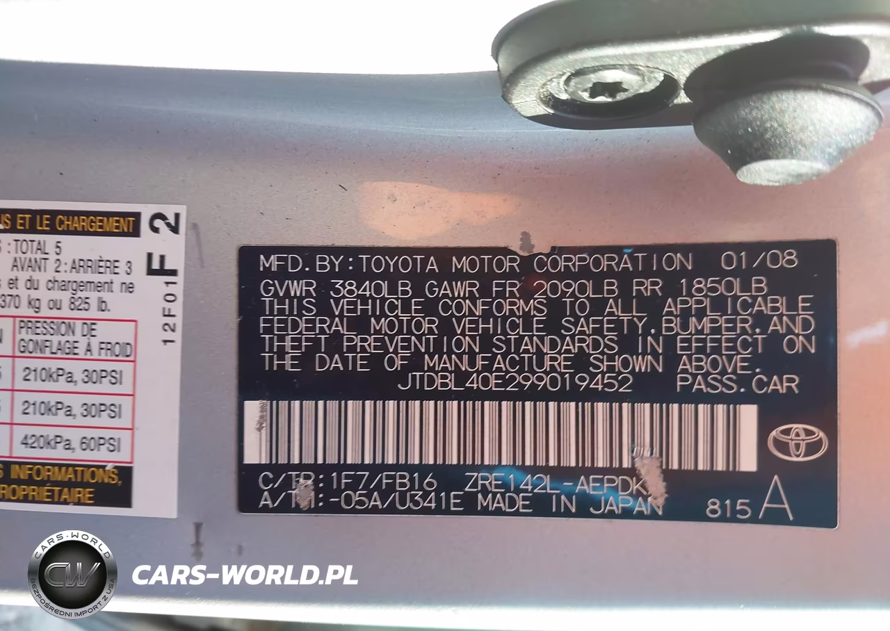 2009 Toyota Corolla Le VIN:JTDBL40E299019452 - 9