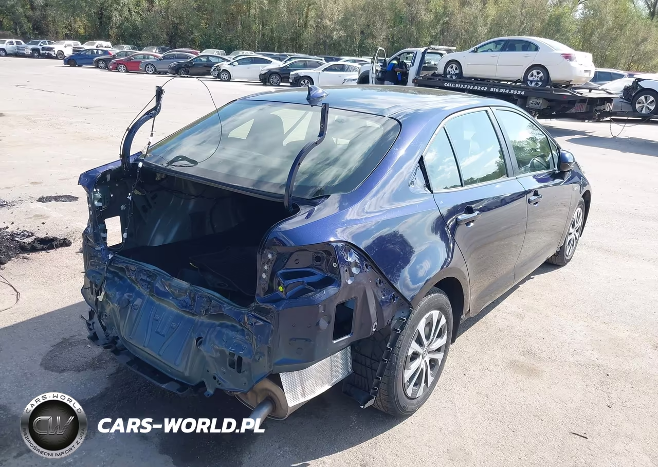 2020 Toyota Corolla Hybrid Le VIN:JTDEBRBE1LJ006563 - 4