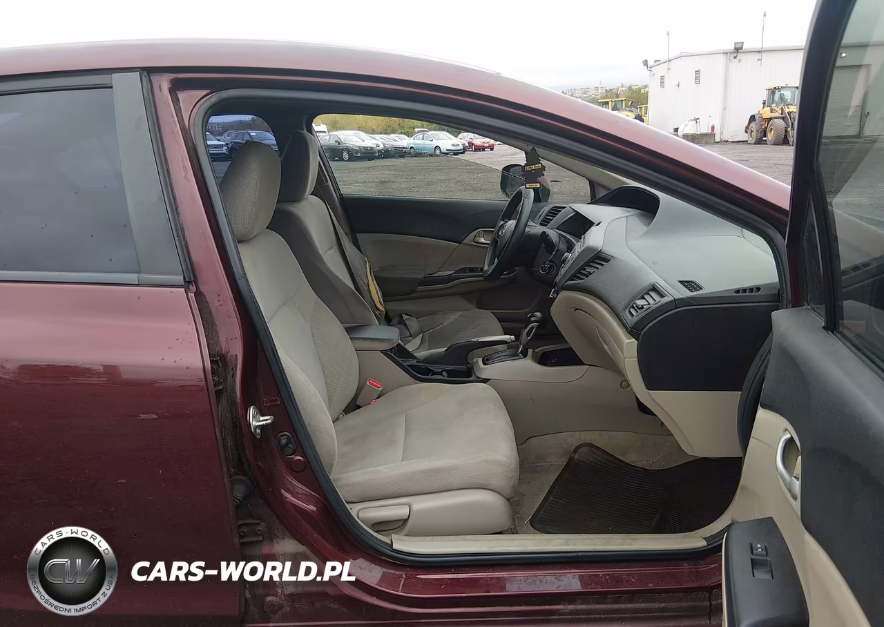 2012 Honda Civic Lx VIN:19XFB2F55CE380791 - 5