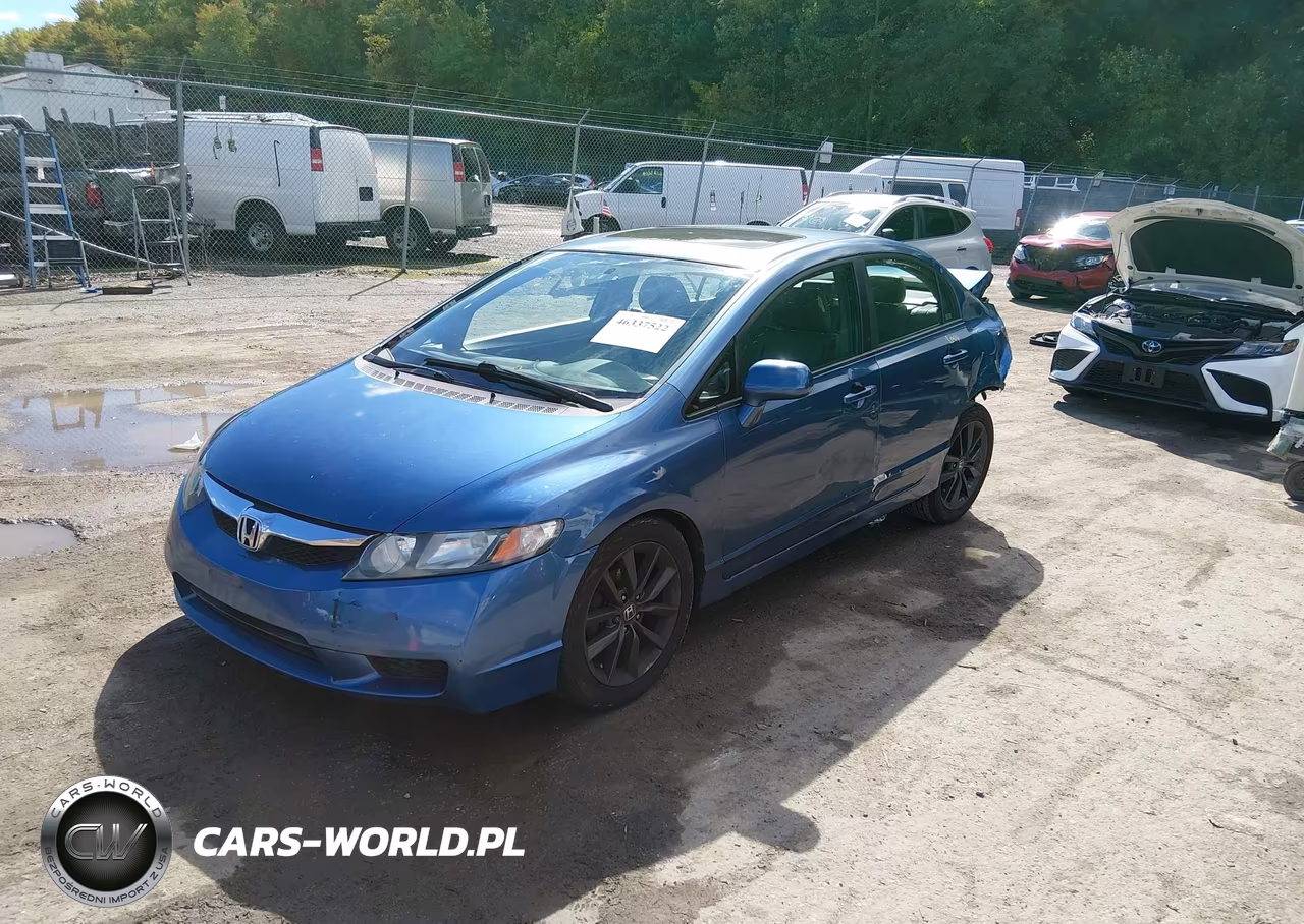 2009 Honda Civic Ex-L VIN:19XFA16929E004008 - 2