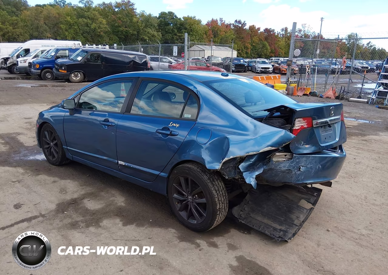 2009 Honda Civic Ex-L VIN:19XFA16929E004008 - 3