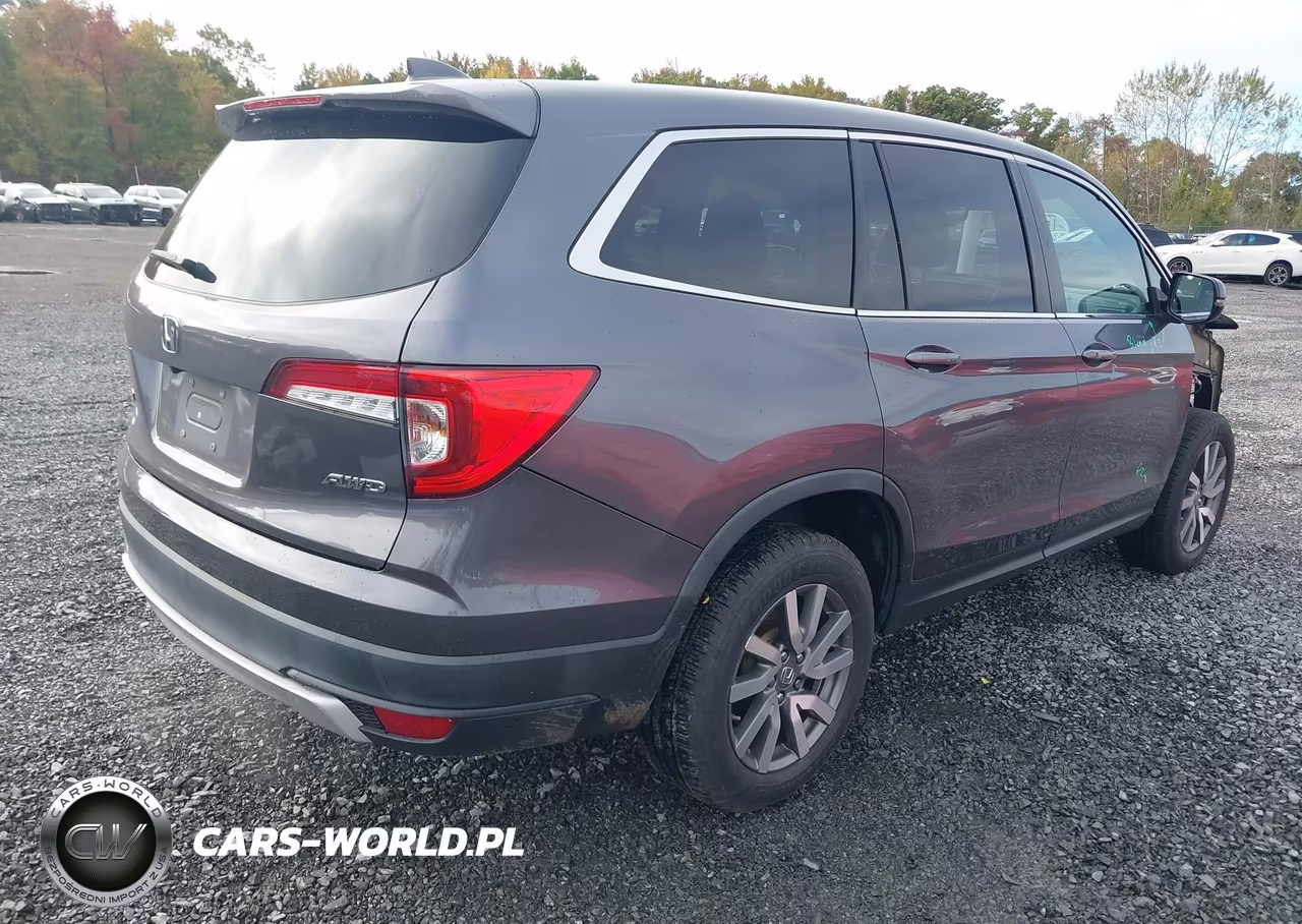 2020 Honda Pilot Awd Ex-L VIN:5FNYF6H53LB006773 - 4