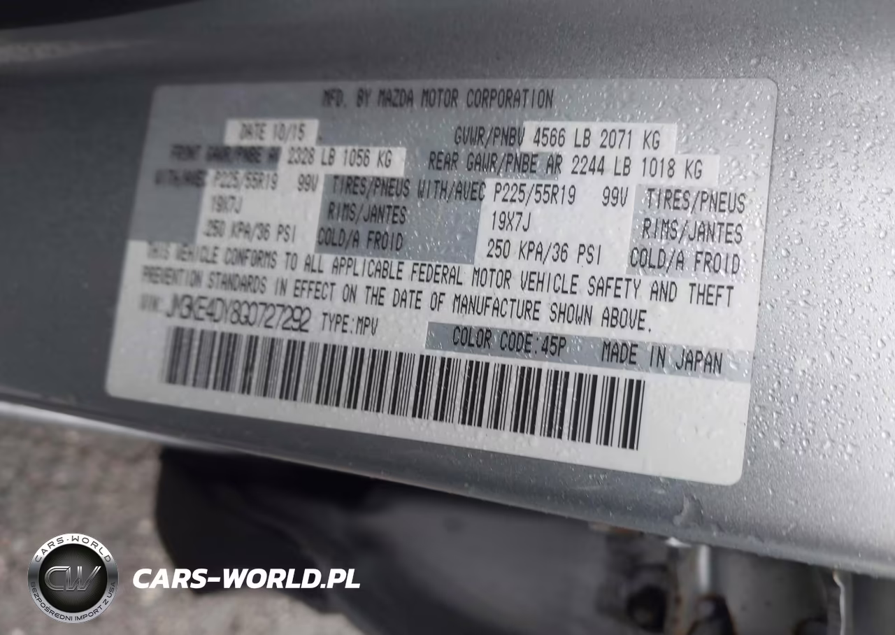2016 Mazda Cx-5 Grand Touring VIN:JM3KE4DY8G0727292 - 9
