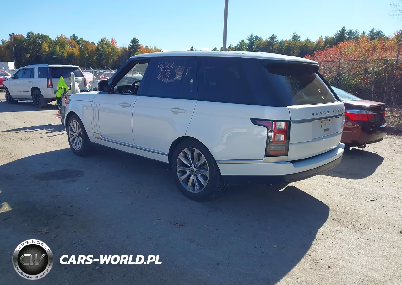 2016 Land Rover Range Rover 3.0L V6 Turbocharged Diesel Td6 VIN:SALGR2KF3GA317463 - 3