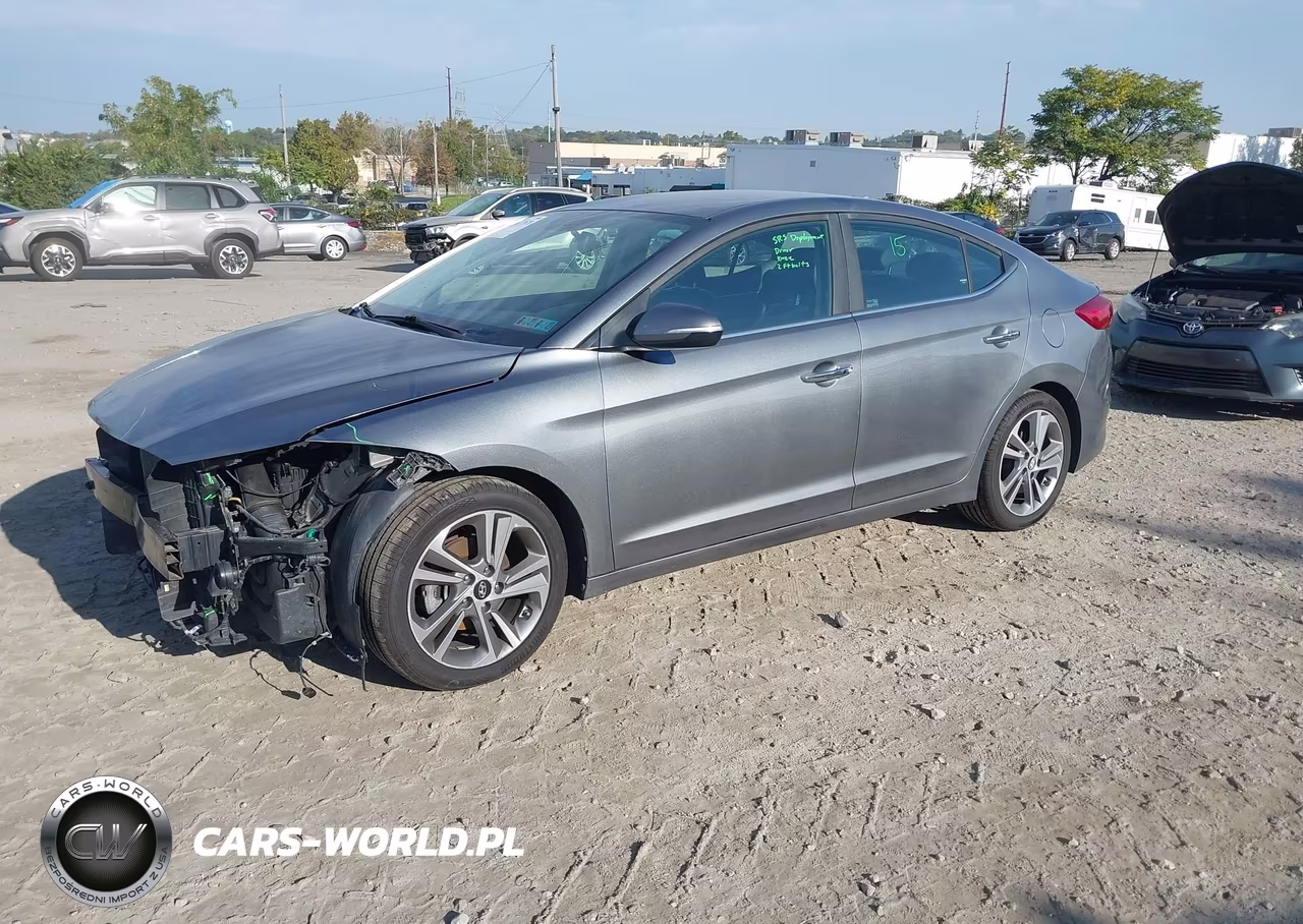 2017 HYUNDAI ELANTRA LIMITED VIN:KMHD84LF9HU076804 - 2