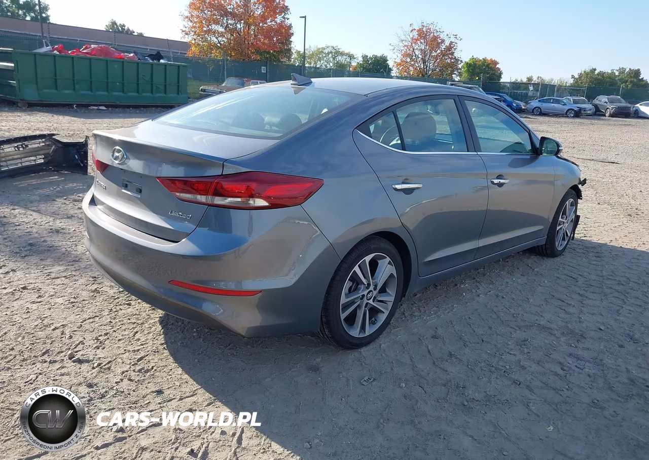 2017 HYUNDAI ELANTRA LIMITED VIN:KMHD84LF9HU076804 - 4