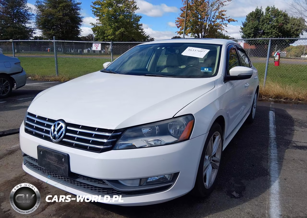 2013 Volkswagen Passat Sel VIN:1VWCN7A3XDC059543 - 2