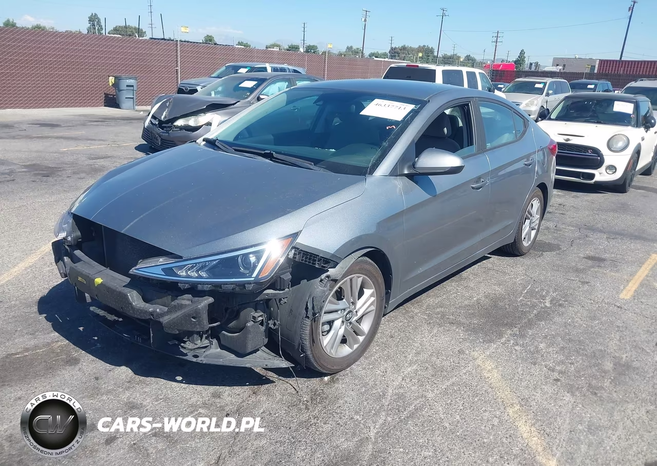 2019 Hyundai Elantra Sel VIN:KMHD84LFXKU736582 - 2