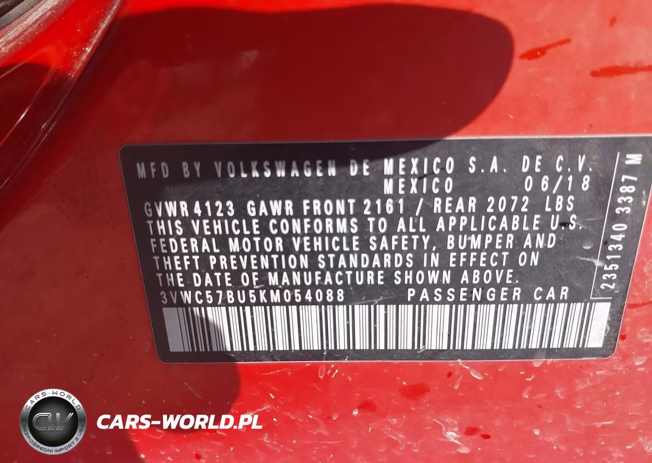 2019 Volkswagen Jetta 1.4T R-Line-1.4T S-1.4T Se VIN:3VWC57BU5KM054088 - 9