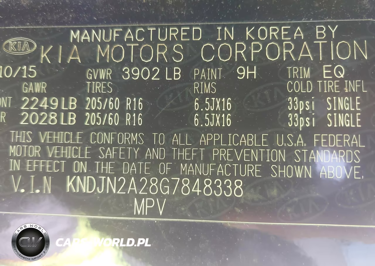 2016 Kia Soul VIN:KNDJN2A28G7848338 - 9