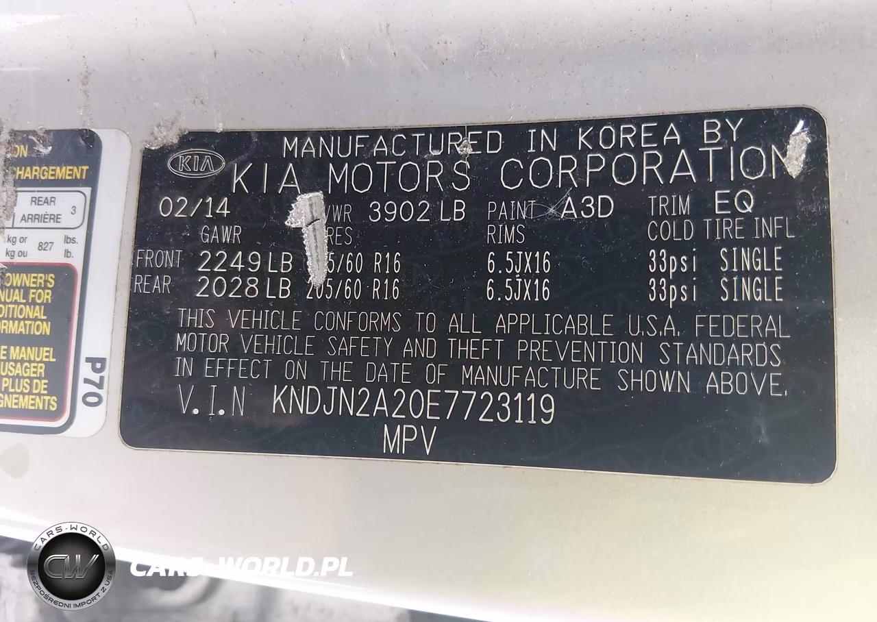 2014 Kia Soul VIN:KNDJN2A20E7723119 - 9