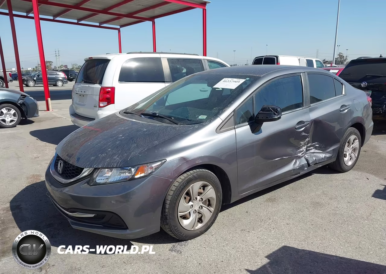 2013 Honda Civic Lx VIN:19XFB2F50DE260172 - 2