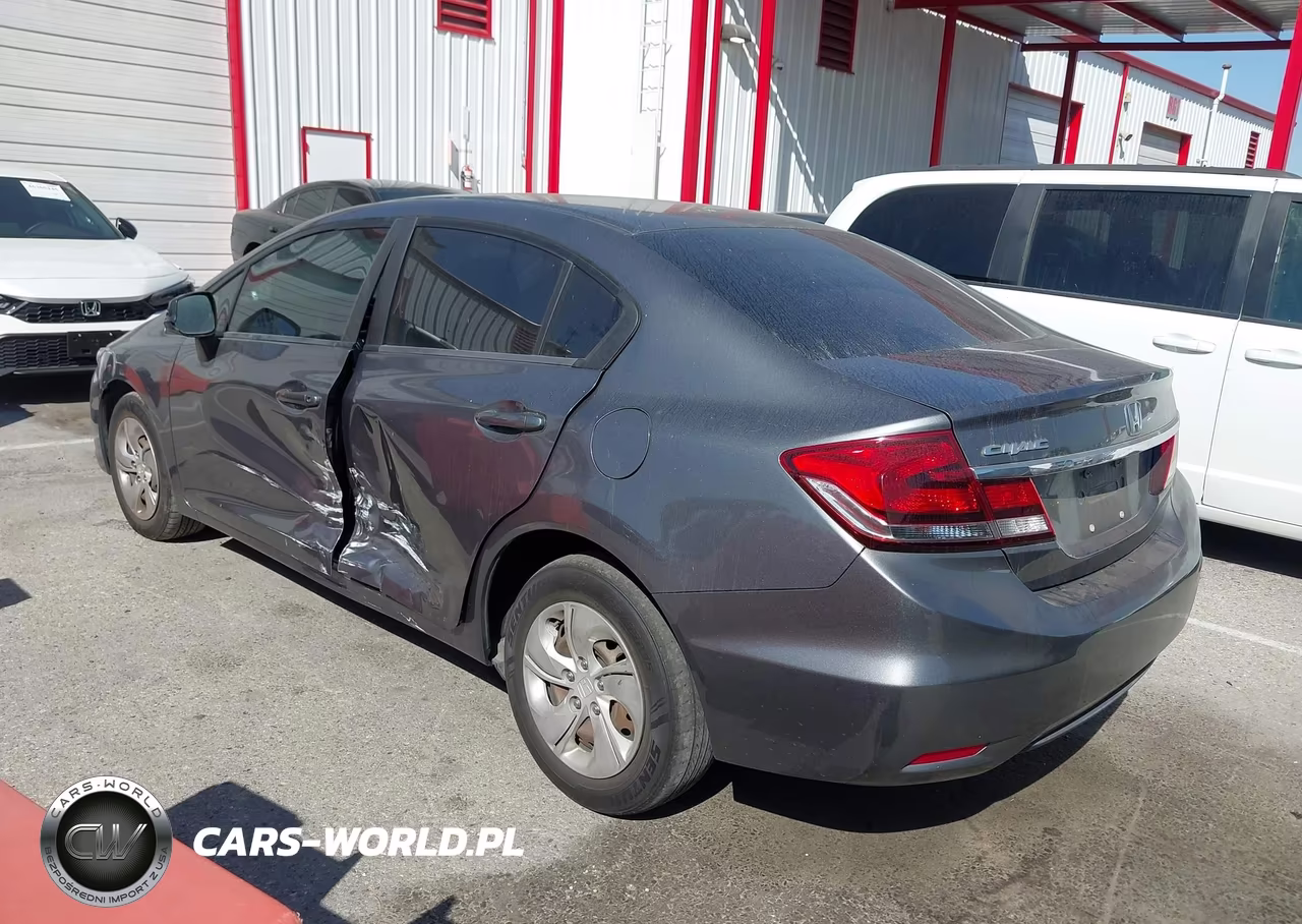 2013 Honda Civic Lx VIN:19XFB2F50DE260172 - 3