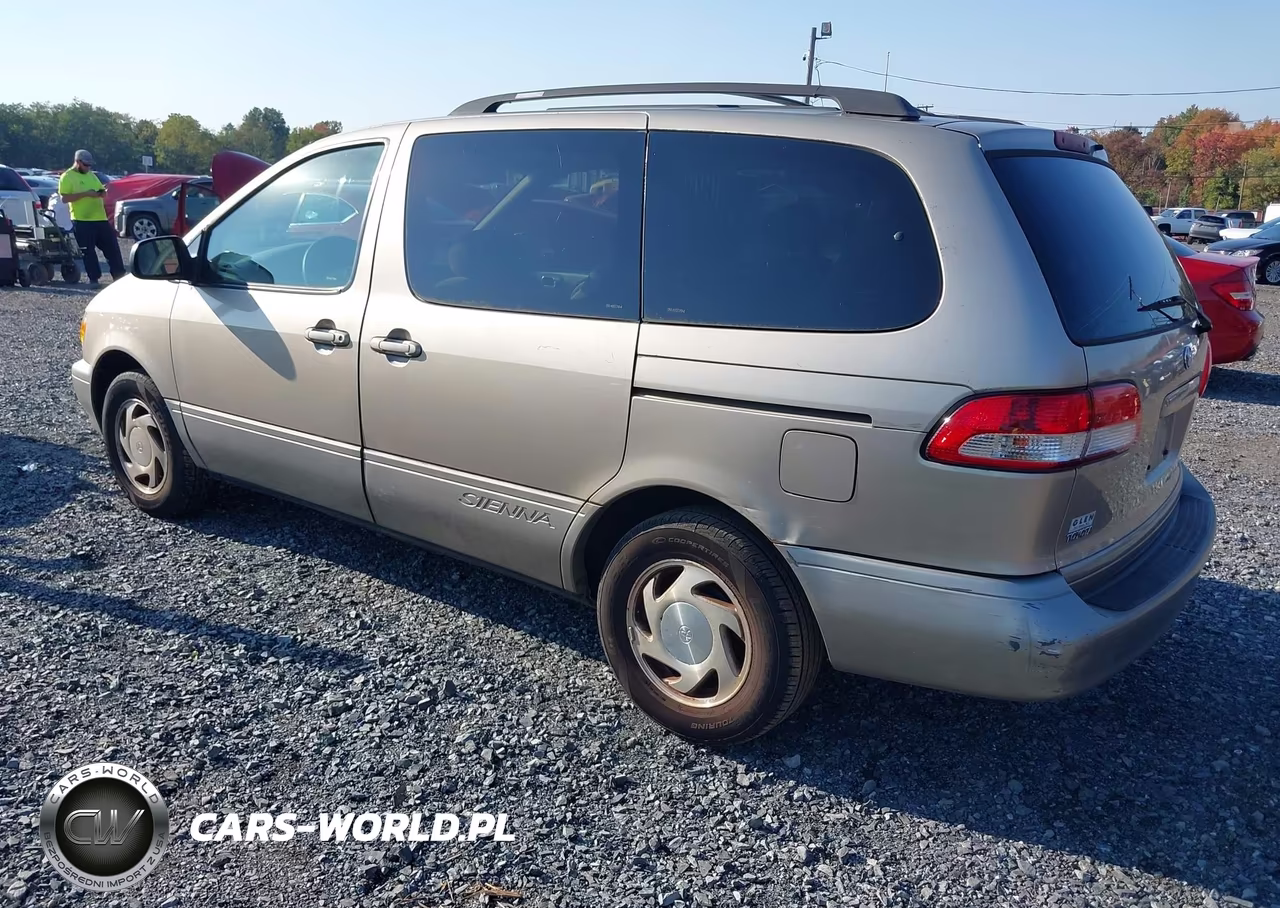 2002 Toyota Sienna Le VIN:4T3ZF13C92U495704 - 3