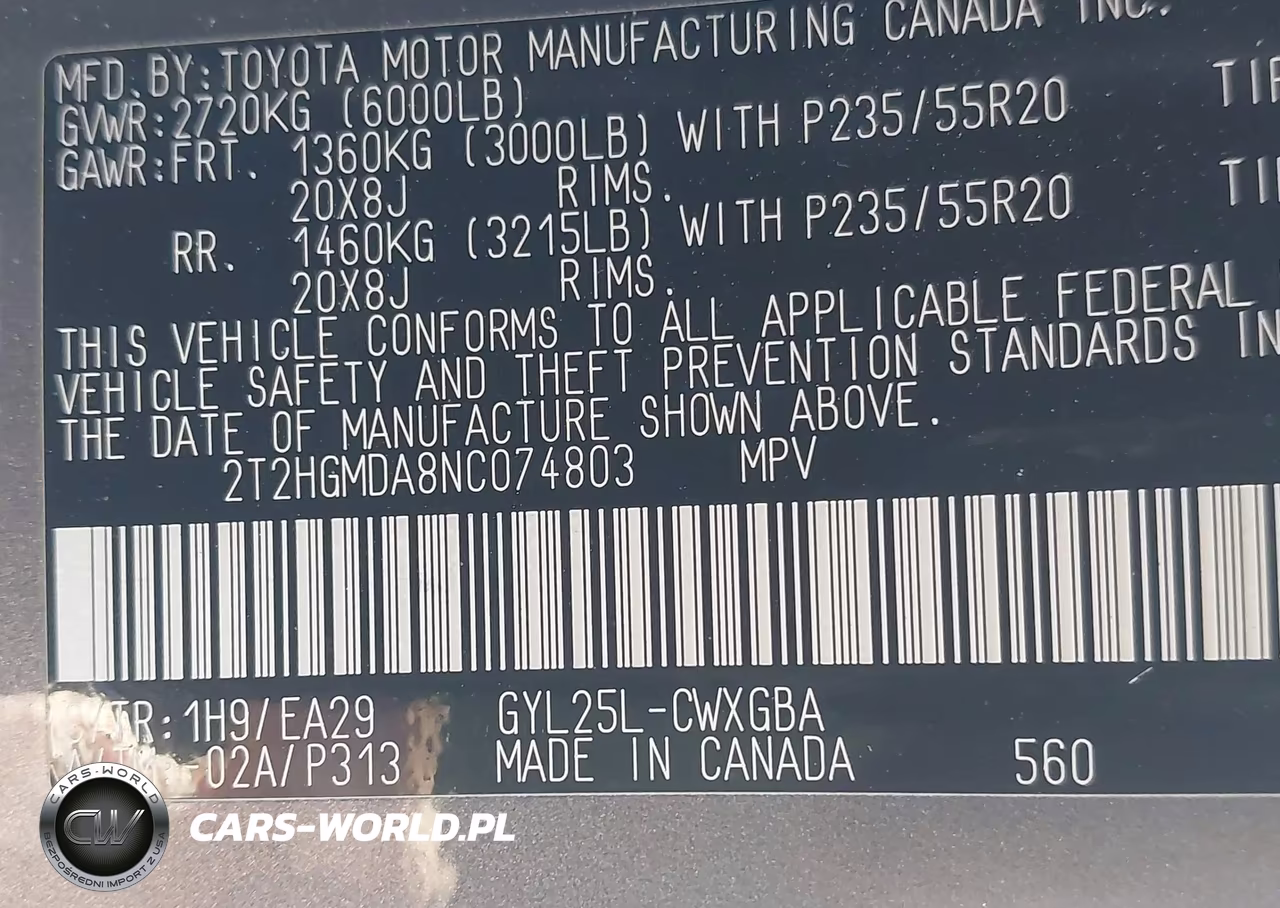 2022 Lexus Rx 450H VIN:2T2HGMDA8NC074803 - 9