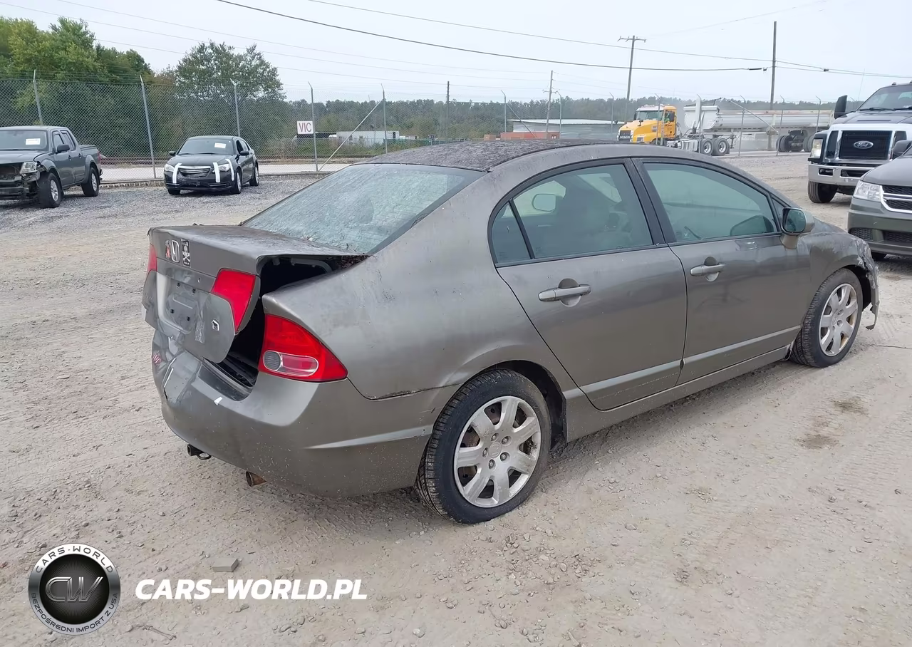2008 Honda Civic Lx VIN:2HGFA16538H332037 - 4