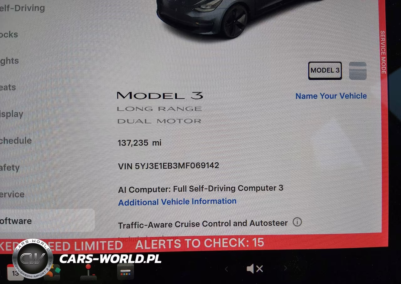 2021 Tesla Model 3 Long Range Dual Motor All-Wheel Drive VIN:5YJ3E1EB3MF069142 - 7