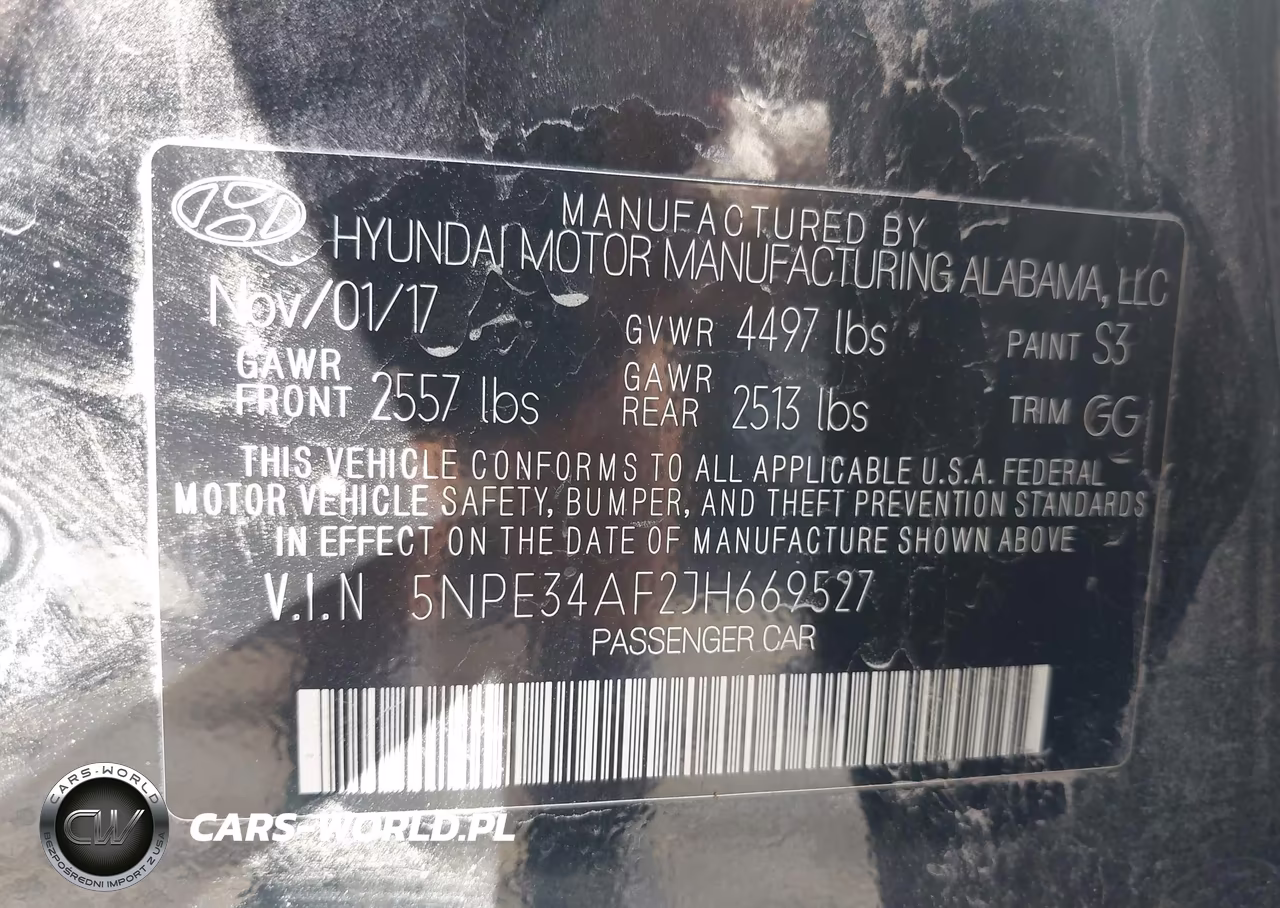 2018 Hyundai Sonata Limited VIN:5NPE34AF2JH669527 - 9