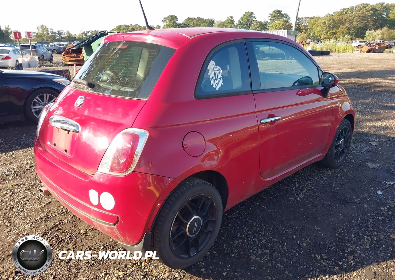 2013 Fiat 500 Pop VIN:3C3CFFAR1DT742111 - 4