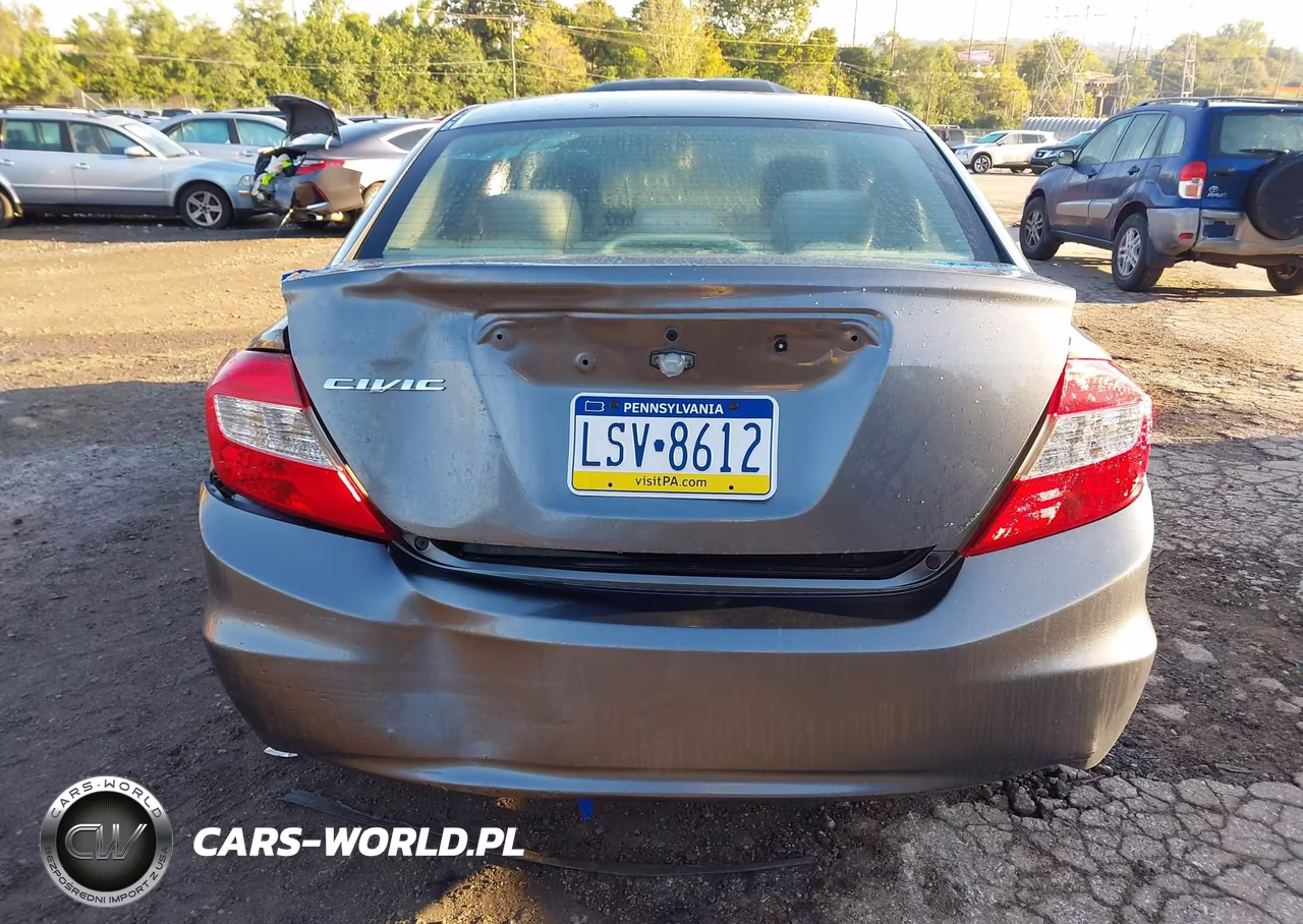 2012 Honda Civic Lx VIN:19XFB2F54CE342016 - 6
